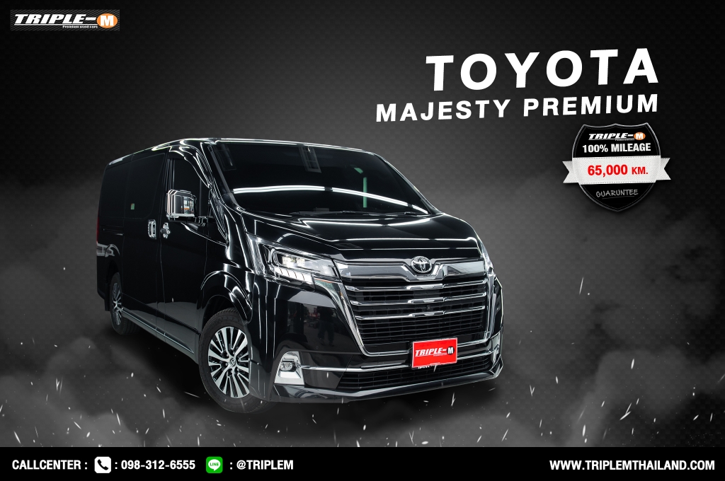 TOYOTA MAJESTY โฉมปี (19-30) 2.8 Premium AT ปี 2021 ราคา 1,758,000.- (#C2024012705)