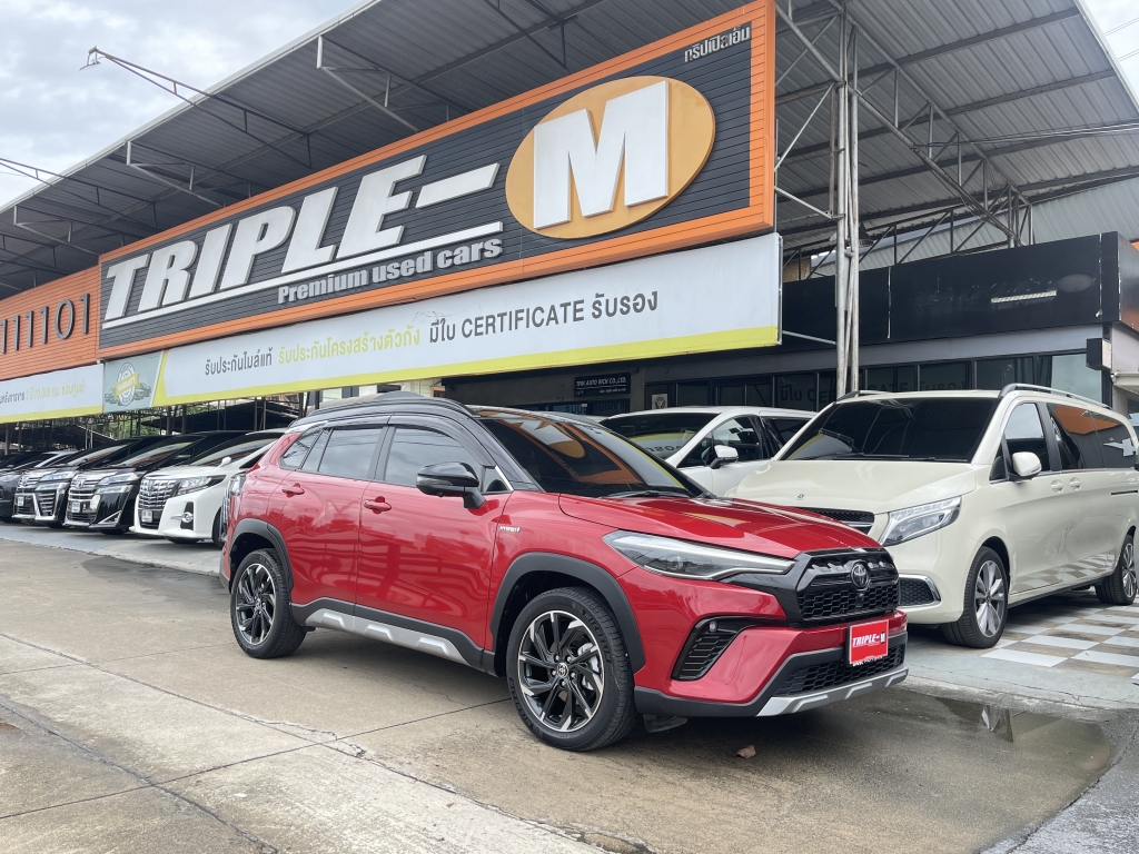 TOYOTA Collora CROSS โฉมปี (20-26) 1.8 Hybrid GR-Sport  AT ปี 2022 ราคา 877,000.- (#C2025070201)
